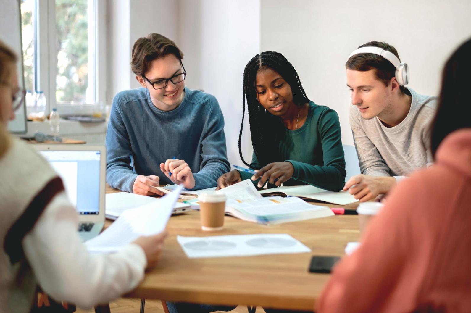 Corporate finance team reviewing strategic investment opportunities